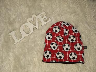 Beanie Kopfumfang 46-48cm "Fussball"